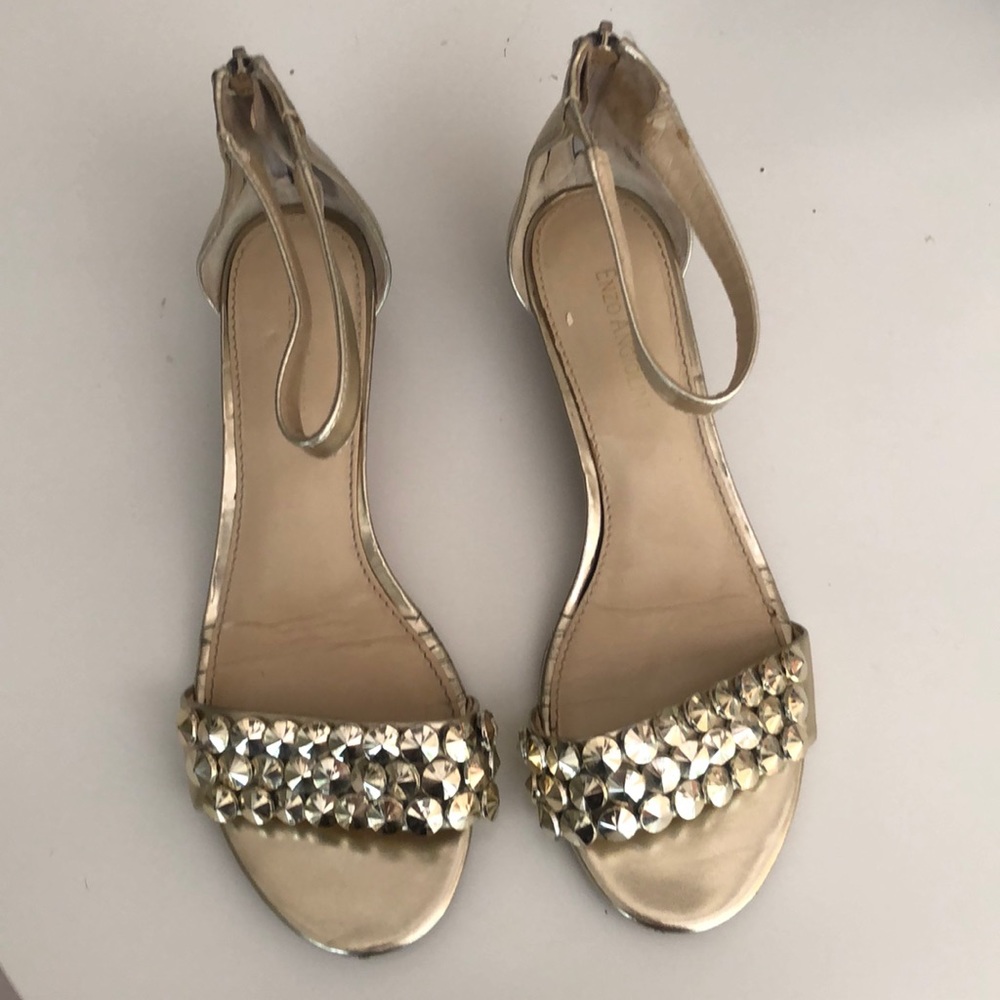 Gold Enzo Angiolini Sandals